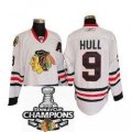 NHL Chicago Blackhawks #9 Bobby Hull Winter Classic white Jersey