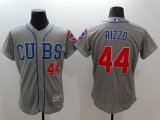 2016 Chicago Cubs Anthony Rizzo #44 Gray elite baseball jersey