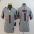 Youth Arizona Cardinals #1 Kyler Murray gray nike Color Rush Limited Jersey Reverse version