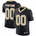 Customized Saints black new nike Color Rush Limited Jersey