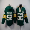 Green Bay Packers #52 matthews Green nfl Hooded Sweatshirt