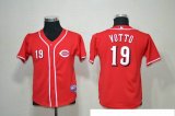 Cincinnati Reds #19 Joey Votto Red MLB Kid Jerseys