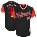 Washington Nationals #31 Blue Eye black classic baseball Jerseys