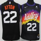 Nike phoenlx Suns #22 Deandre Ayton black nba jersey-LC