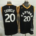 Toronto Raptors #20 Bruno Caboclo black Stitched NBA Jerseys