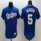 2016 Los Angeles Dodgers #5 Corey Seager blue Flexbase Authentic Collection Jersey