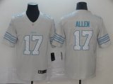 Nike Buffalo Bills #17 Josh Allen light gray Color Rush Limited Jersey city version