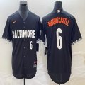 Nike Baltimore Orioles #6 Ryan Mountcastle black majestic baseball jersey city version-BD 03