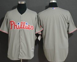 Philadelphia Phillies blank gray throwback baseball jersey