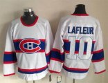 Montreal Canadiens #10 Guy Lafleur white ice hockey jersey