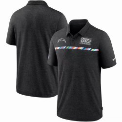 San Diego Chargers Nike black 2024 Salute to Service Club T-Shirt