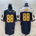 Nike Dallas Cowboys #88 CeeDee Lamb blue white gold Color Rush Limited Jersey-BD