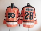 Philadelphia Flyers 28 GIBOUX orange hockey jersey