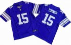 Minnesota Vikings 15# Dallas Turner Nike Purple Vapor F.U.S.E. Limited Jersey