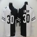 Nike Denver Broncos #30 Phillip Lindsay white black Split Color Rush Limited Jersey-BD