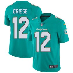 Miami Dolphins #12 Bob Griese Nike green Color Rush Limited Jerseys