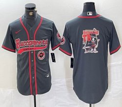 Nike Tampa Bay Buccaneers blank grey baseball Joint name -BD 02