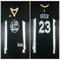 Golden State Warriors #23 Draymond Green black NBA shorts sleeves jerseys