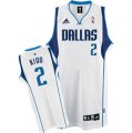 Dallas Mavericks 2# Jason Kidd white nba jerseys