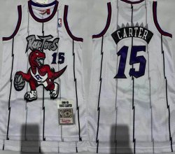 Youth Toronto Raptors #15 Vince Carter white throwback NBA basketball Jerseys