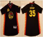 Golden State Warriors #35 Durant black NBA shorts sleeves Jerseys