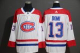 Adidas Montreal Canadiens #13 Max Domi white NHL Jerseys