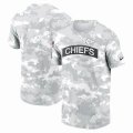 Kansas City Chiefs Nike Arctic Camo 2024 Salute To Service Performance T-Shirt