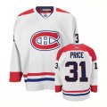 Montreal Canadiens #31 Carey Price White CH Patch Jersey