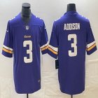 Nike Minnesota Vikings #3 Jordan Addison purple Color Rush Limited Jersey