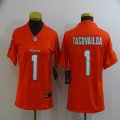 Women Nike Miami Dolphins Tua Tagovailoa orange color Rush Limited Jerseys-BD