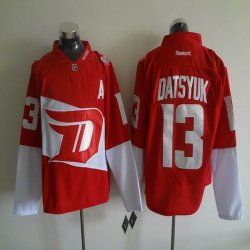 2015 Detroit Red Wings #13 Pavel Datsyuk Red Ice Hockey Jersey