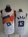 Phoenix Suns 13# Steve NASH white nba jersey