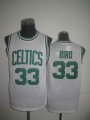 Boston Celtics BRID 33# white nba jerseys