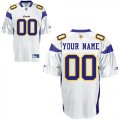 Minnesota Vikings Customized Personalized White Jerseys