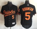 2016 Baltimore Orioles 5 Brooks Robinson Throwback black Flexbase Authentic Collection Jerseys