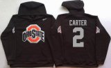 Ohio State Buckeyes Black #2 CARTER NCAA Hooded Sweatshirt