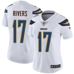 Women Chargers #17 Philip Rivers Nike white Color Rush Limited Jersey