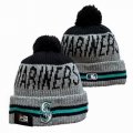 2024 Seattle Mariners gray black MLB Cuffed Knit Hats