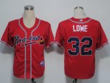 MLB Jerseys Atlanta Braves 32 Lowe Red