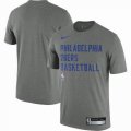 Philadelphia 76ers gray NBA T-Shirts