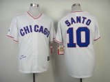 Chicago Cubs Ron Santo 10 white mlb Jerseys