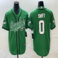 Nike Philadelphia Eagles #0 Swift Green baseball jerseys Joint name BD 01