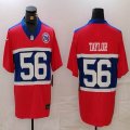 Nike New York Giants Lawrence Taylor red throwback Scarlet Vapor F.U.S.E. Limited Jersey-BD 01