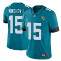 Jacksonville Jaguars #15 Gardner Minshew II green Color Rush Limited Jerseys