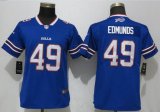 women Nike Buffalo Bills #49 Tremaine Edmunds blue Color Rush Limited Jersey