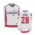 NHL Washington Capitals #28 Semin White Jersey