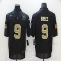 Nike New Orleans Saints Drew Brees camo black Salute To Service Limited Jersey-BD