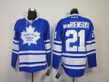 Toronto Maple Leafs VAN RIEMSOYK 21 blue nhl Jerseys