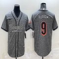 Nike Cincinnati Bengals #9 Joe Burrow Hemp gary baseball jerseys Joint name-BD