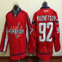 Washington Capitals #92 Evgeny Kuznetsov red ice hockey Jerseys